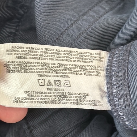 GAP Women's XXL Tencel Short Blue Pull On Drawstring Cuffed NWT Inseam 4" - Picture 7 of 14